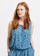 Violeta By Mango Violeta By Mango Long Printed Jumpsuit