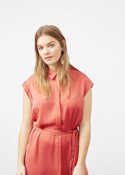 Violeta By Mango Violeta By Mango Flowy Shirt Dress