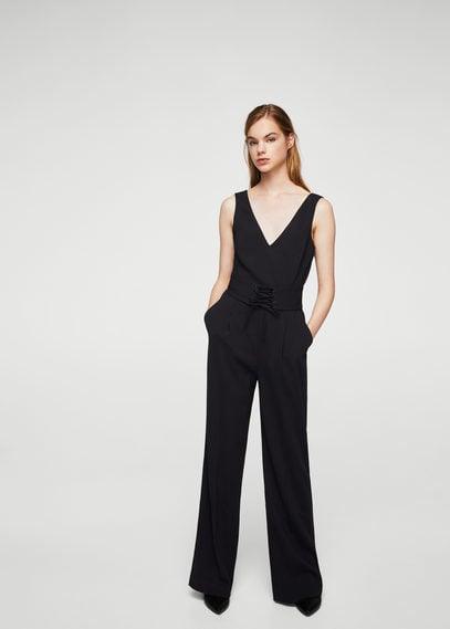 Mango Mango Corset Desing Jumpsuit
