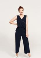 Violeta By Mango Violeta By Mango Contrast Seam Top