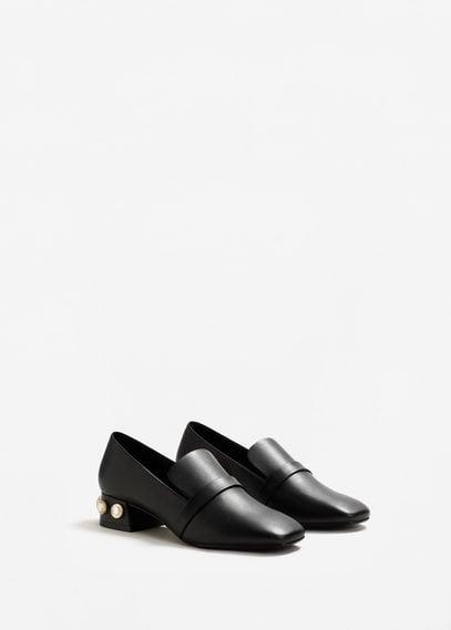 Mango Mango Appliqu Heel Loafers