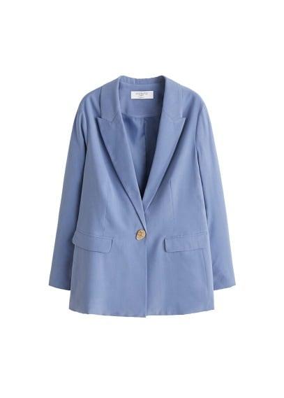 Violeta By Mango Violeta By Mango Button Soft Blazer