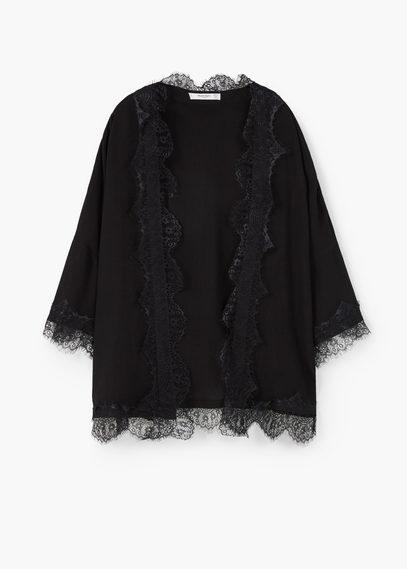 Mango Mango Lace Trims Caftan