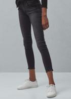 Mango Mango Shinny Crop Skinny Jeans