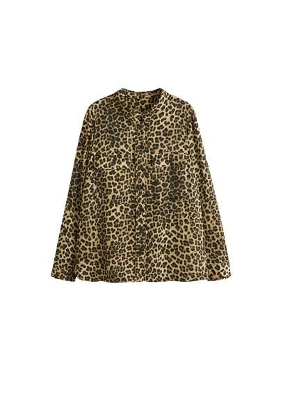 Violeta By Mango Violeta By Mango Leopard Print Shirt