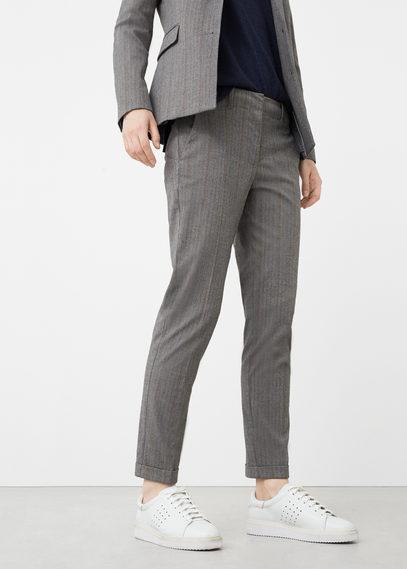 Mango Mango Striped Suit Trousers