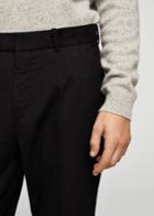 Mango Man Mango Man Herringbone Cotton-blend Chinos
