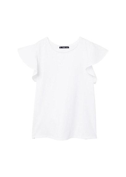 Mango Mango Ruffle Sleeves Shirt