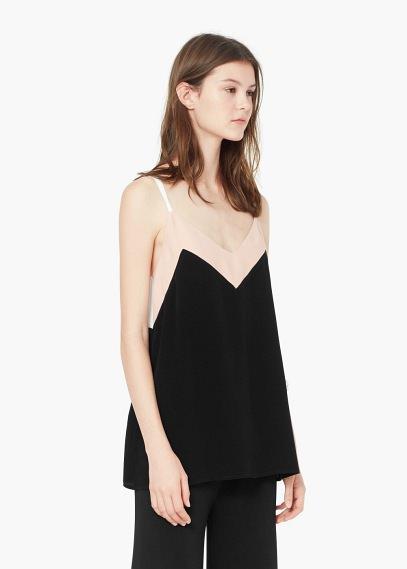 Mango Mango Flowy Strap Top