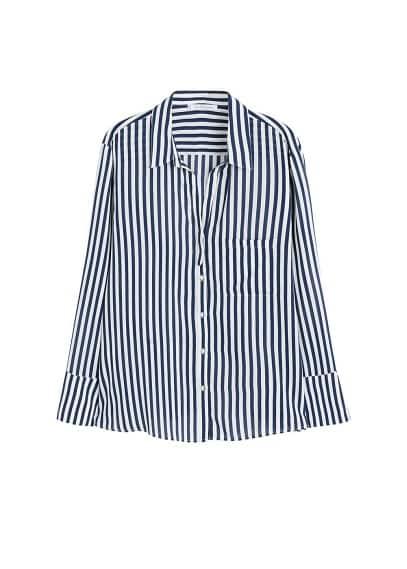 Violeta By Mango Violeta By Mango Striped Modal Shirt
