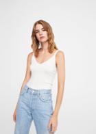 Mango Mango Lace Strap T-shirt