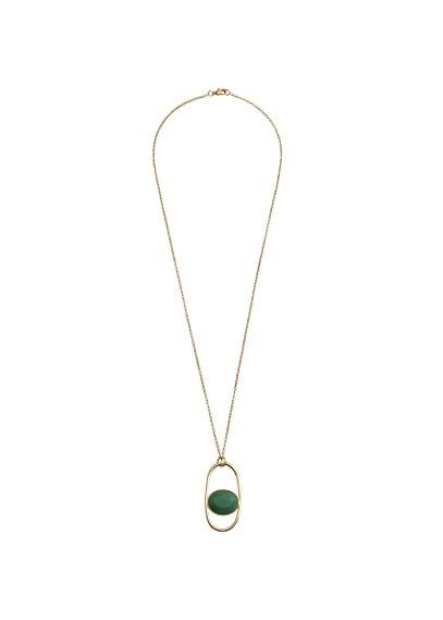 Violeta By Mango Violeta By Mango Circular Pendant Necklace