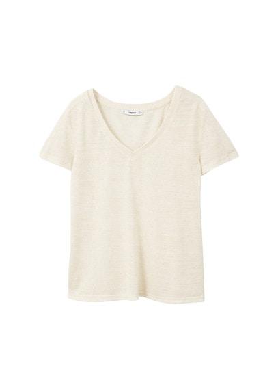 Mango Mango Flecked Lightweight T-shirt