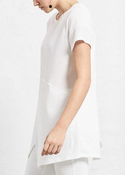 Violeta By Mango Violeta By Mango Stripe Textured T Shirt