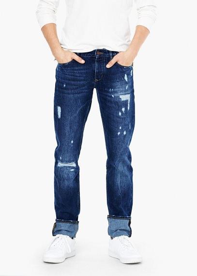Mango Man Mango Man Slim-fit Medium Wash Steve Jeans
