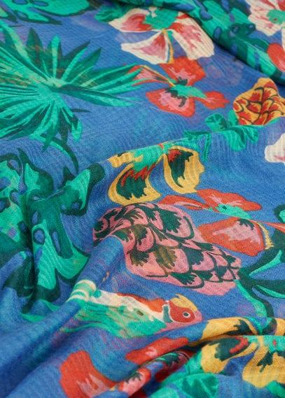 Mango Mango Floral Lightweight Scarf
