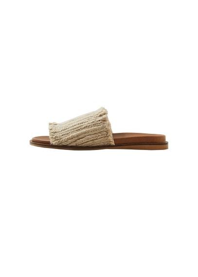 Violeta By Mango Violeta By Mango Jute Flat Sandals