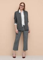 Violeta By Mango Violeta By Mango Flecked Cotton Blazer