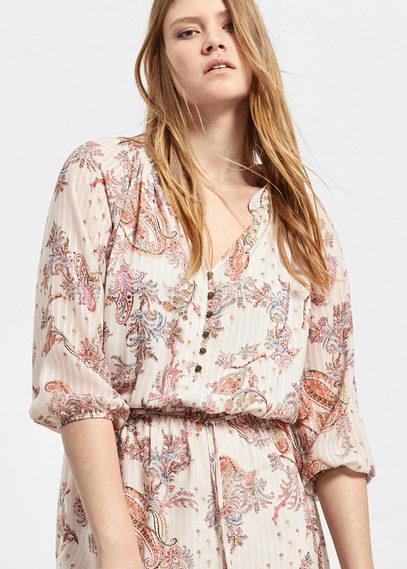 Violeta By Mango Violeta By Mango Paisley Gown