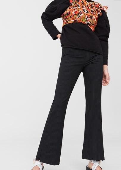 Mango Mango Chalk-stripe Pants