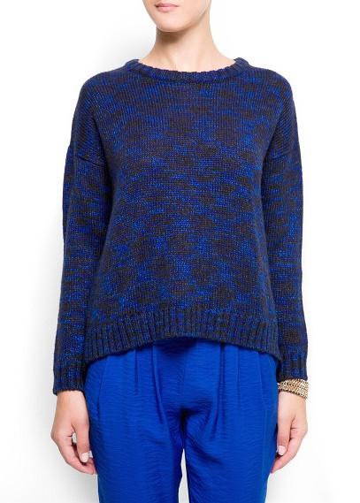 Mango Mango Oversize Flecked Sweater
