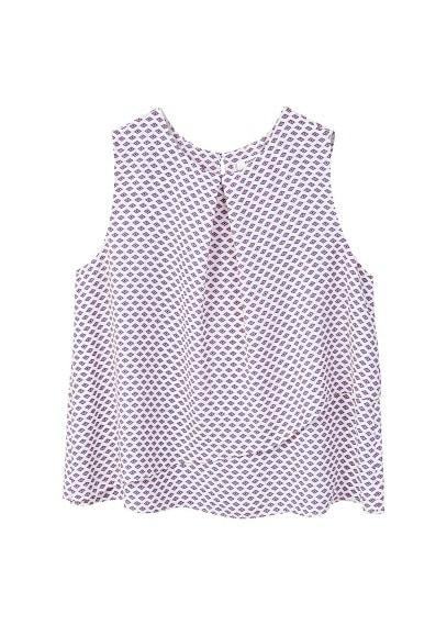 Mango Mango Printed Double-layer Blouse