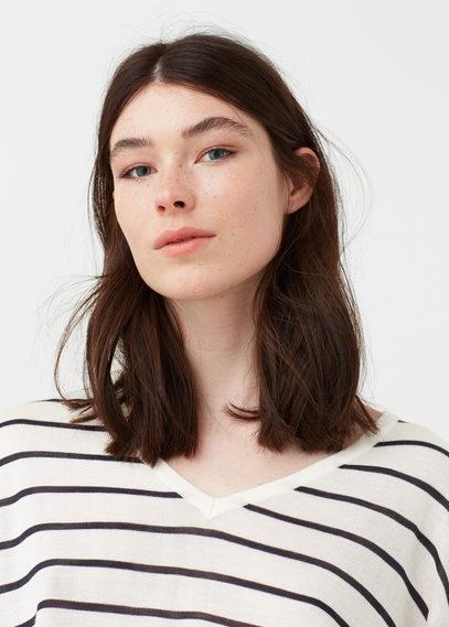 Mango Mango Fine-knit Striped Sweater