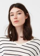 Mango Mango Fine-knit Striped Sweater