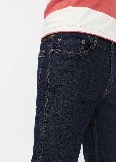 Mango Man Mango Man Slim-fit Dark Tim Jeans