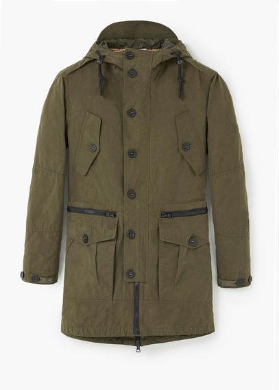 Mango Man Mango Man Incorporated-visor Hooded Parka