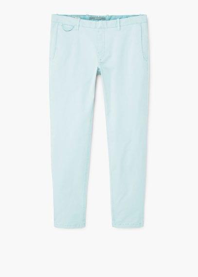 Mango Man Mango Man Stretch Cotton Trousers