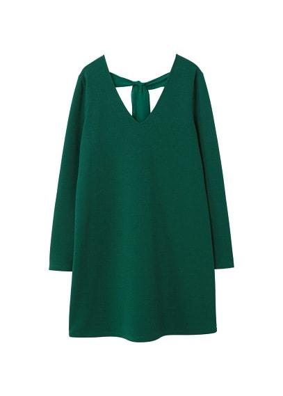 Mango Mango Flowy Bow Dress