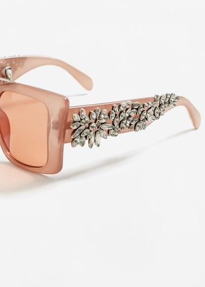 Mango Mango Sunglasses Floral Brooch