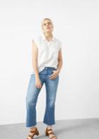 Violeta By Mango Violeta By Mango Pocket Linen Shirt
