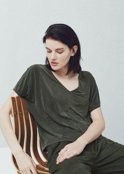 Mango Mango Cupro T Shirt