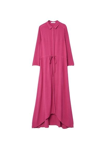 Mango Mango Long Shirt Dress