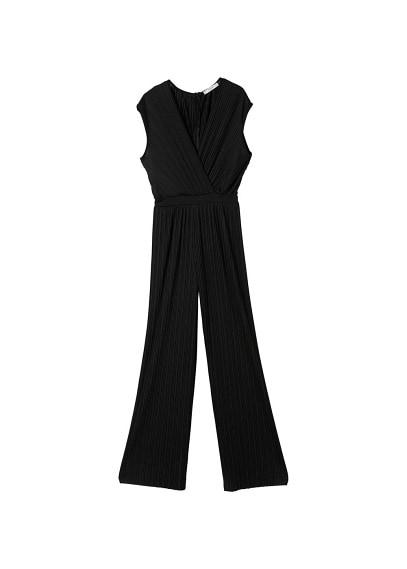 Mango Mango Pleated Jumpsuit