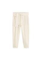 Mango Mango Bow Textured Trousers