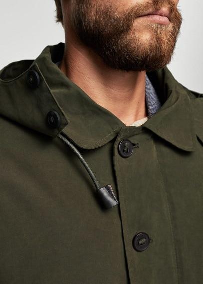 Mango Man Mango Man Water-repellet Cotton Parka
