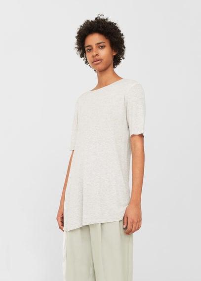 Mango Mango Flecked Flowy T Shirt