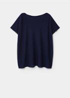 Violeta By Mango Violeta By Mango Cotton-blend Poncho