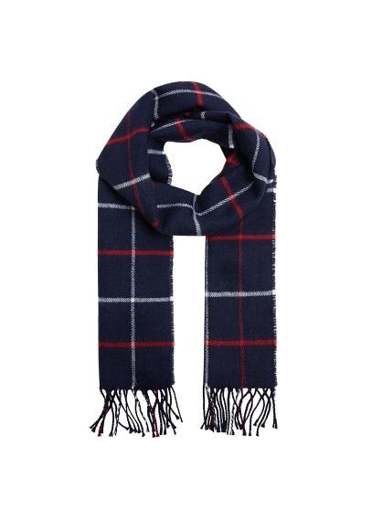 Mango Man Mango Man Textured Check Scarf