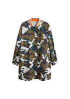 Violeta By Mango Violeta By Mango Camo-print Jacket