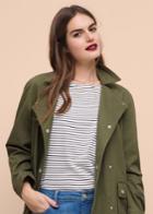 Violeta By Mango Violeta By Mango Buttoned Cotton Jacket