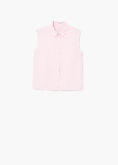 Mango Mango Linen-blend Shirt