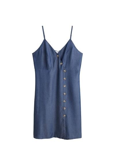 Violeta By Mango Violeta By Mango Denim Style Soft Dress