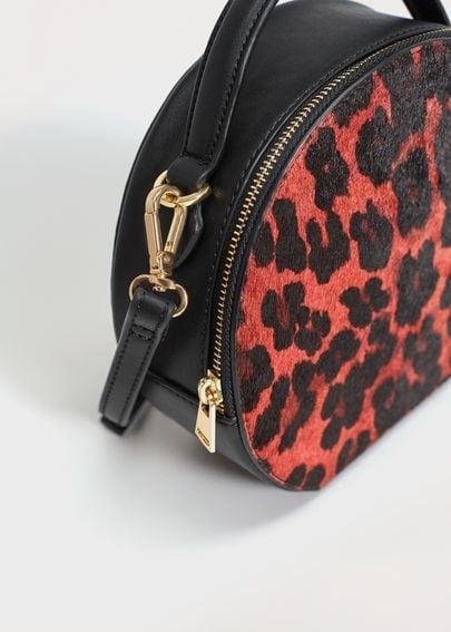 Violeta By Mango Violeta By Mango Leopard Leather Cross Body Bag