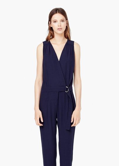 Mango Mango Long Wrapped Jumpsuit