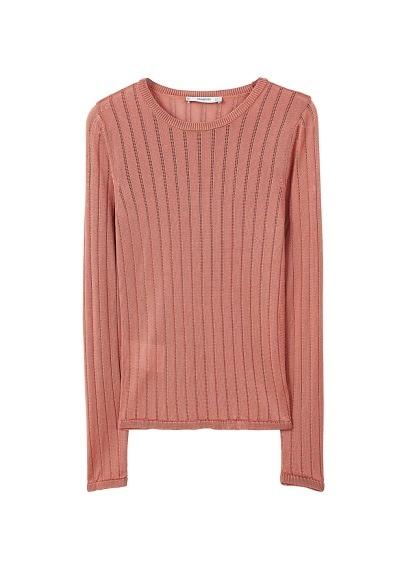 Mango Mango Ribbed Fine-knit Sweater