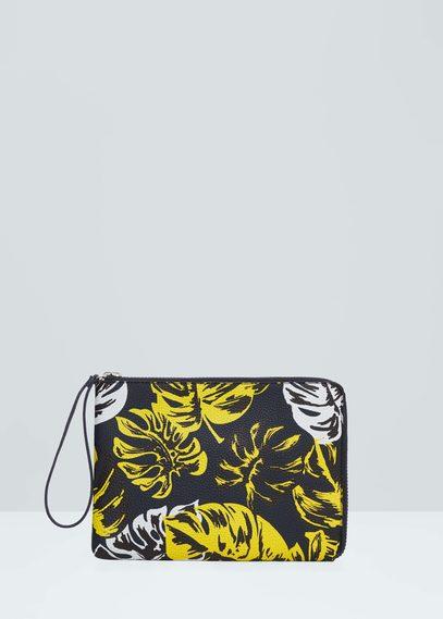 Mango Mango Pebbled Clutch Bag